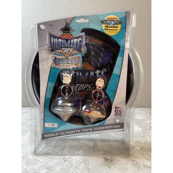 W.U.T.F. World Ultimate Tops Federation Ultimate Tops Combat Kit 2 Pack NOS 1999 - Picture 1 of 6